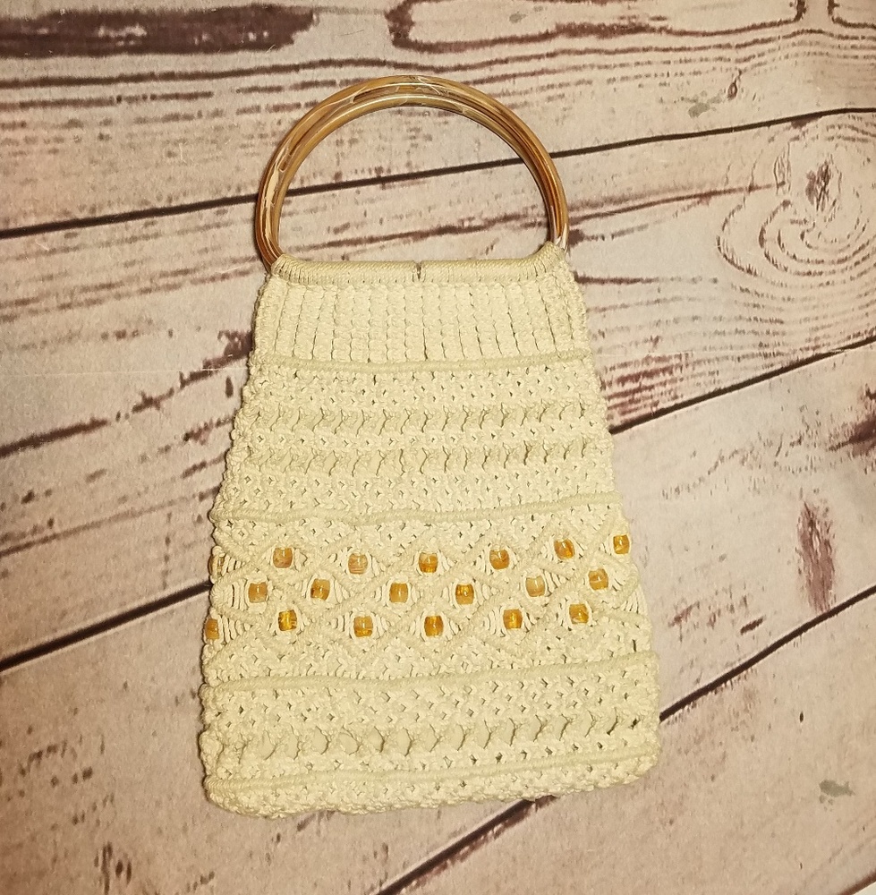 Boho Macrame Bag - image 1